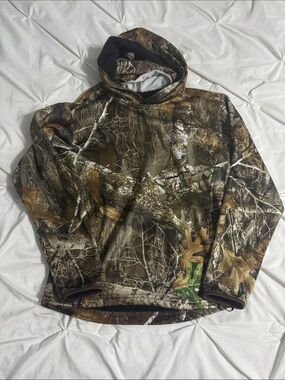 Boys Realtree Camo Hooded Pullover